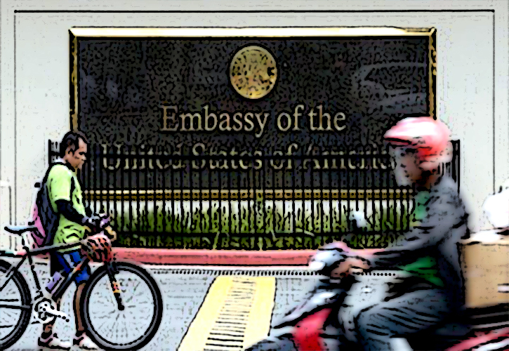 Sarado ang US Embassy