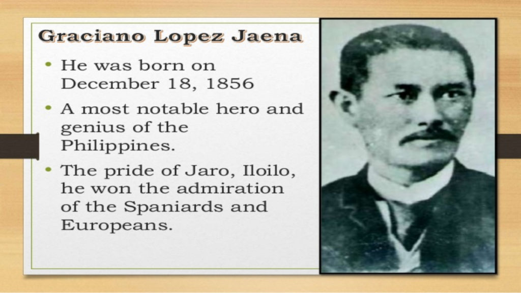 Today in Ph History, Dec. 18, 1856, Graciano Lopez Jaena was born in