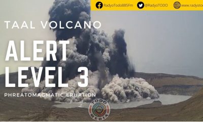 Taal Volcano alert level 3