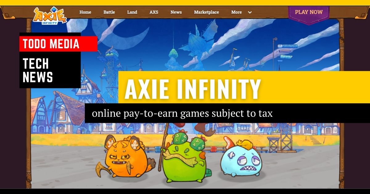 axie infinity online pay-to-earn games