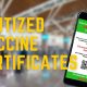 digitized vaccine certificates