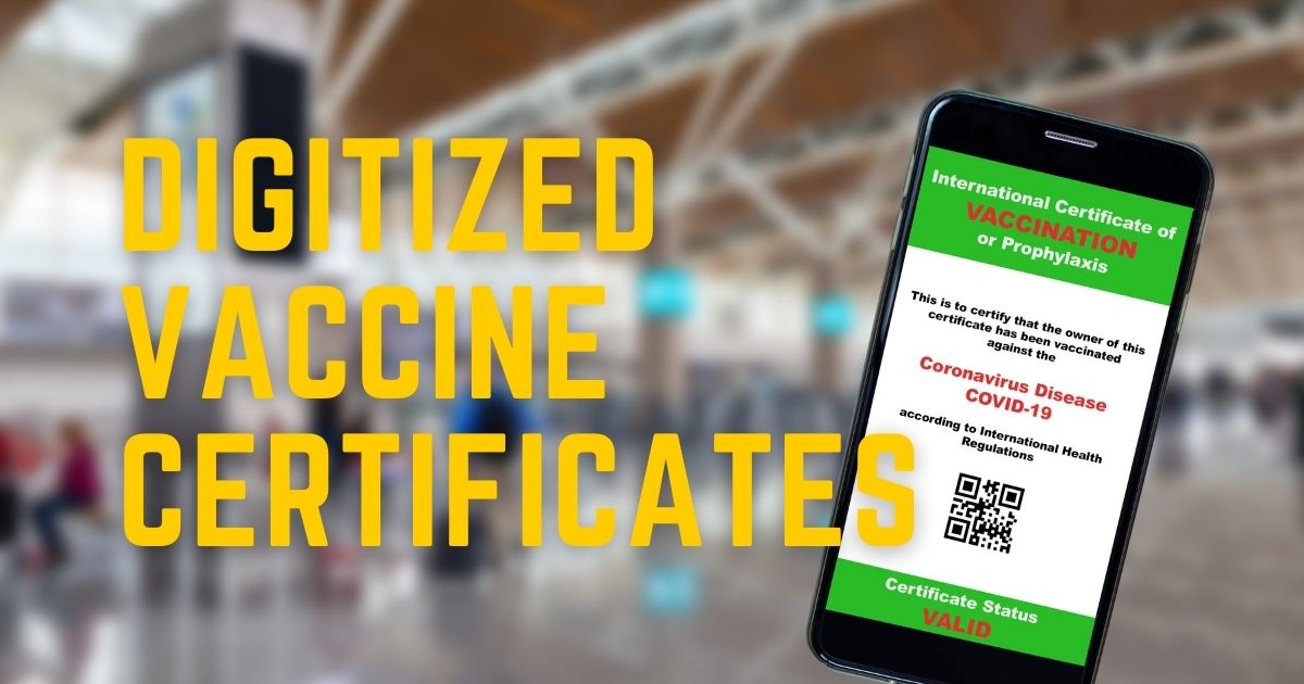 digitized vaccine certificates