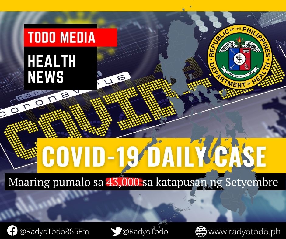 Covid-19 daily case may reach 43000