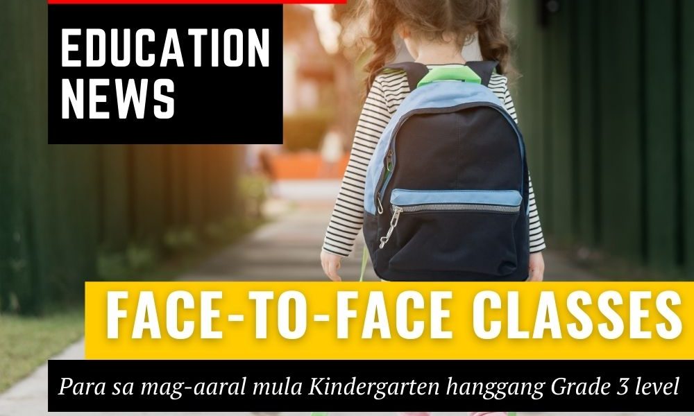 Face-to-face classes for kindergarten