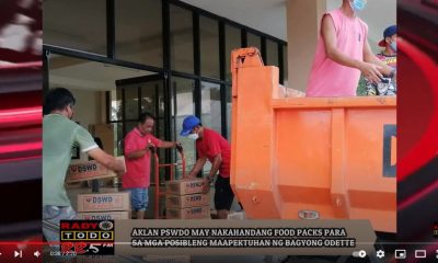 VIDEO REPORT - AKLAN PSWDO MAY NAKAHANDANG FOOD PACKS PARA SA MGA POSIBLENG MAAPEKTUHAN NG BAGYONG ODETTE