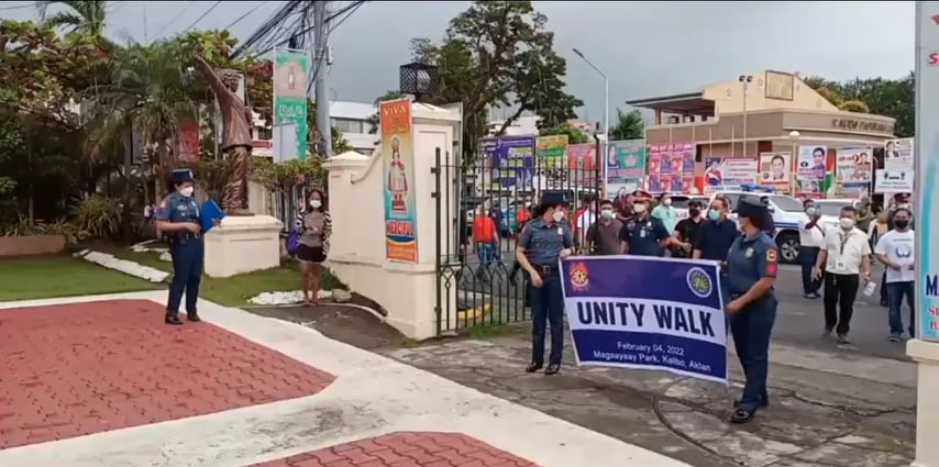 UNITY WALK AND PEACE COVENANT SIGNING NG MGA KANDIDATO SA PROBINSIYA NG AKLAN NAGING MATAGUMPAY