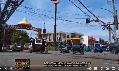 VIDEO REPORT - KAPOTODA TUTOL SA BAGONG FARE MATRIX NG MGA TRICYCLE SA BAYAN NG KALIBO