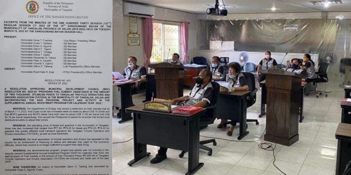 KWALIPIKADONG TSUPER, OPERATOR SA TANGALAN, MAKAKATANGGAP NG P2,000 FUEL SUBSIDY MULA SA LGU