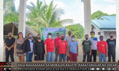 VIDEO REPORT - MGA MAGSASAKA SA MORALES BALETE, NAKATANGGAP NG SOLAR POWERED PUMP