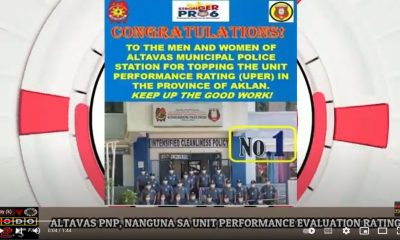 VIDEO REPORT - Altavas PNP, nanguna sa unit performance evaluation rating