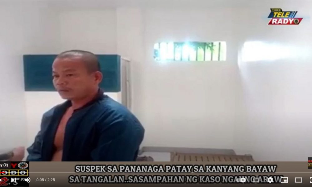 VIDEO REPORT - Suspek sa pananaga patay sa kanyang bayaw sa Tangalan sasampahan ng kaso ngayong araw