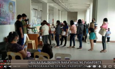 VIDEO REPORT - 1,800 na Kalibonhon naka avail ng pasaporte sa programa ng DFA na passport on wheel