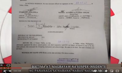 VIDEO REPORT - Biktima at magbayaw na suspek insidente ng pananaga sa habana, nabas, nagkaareglo