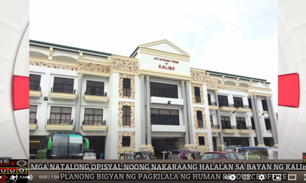 VIDEO REPORT - Mga natalong opisyal noong nakaraang halalan sa bayan ng Kalibo , planong bigyan ng pagkilala ng HRO
