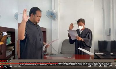 VIDEO REPORT - Vice Mayor Ramon Legaspi, nanumpa na bilang Mayor ng Makato